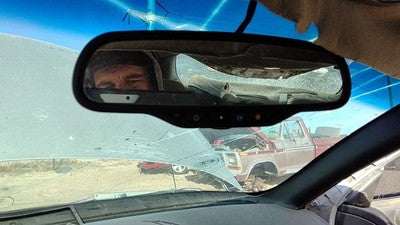 2000-2005 Pontiac Bonneville Inside Rear View Mirror Oem Windshield Mounted