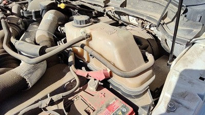 11-16 F250 Coolant Reservoir Radiator Tank With Battery Tray 6.7L Powerstroke