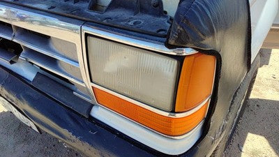 91-94 Ford Explorer Driver Left Head Light Front Lamp Complete With Turn Signals
