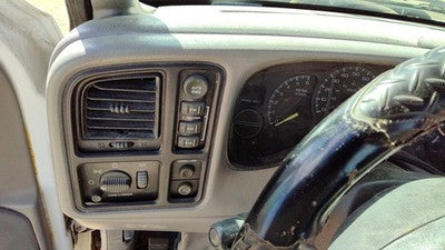 99 Silverado 1500 Trim Bezel Around Speedometer Oem Dash Surround Panel Gray 92D