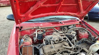 1994-1997 Ford Aspire Pair Of Hood Hinges Right Left Set Assembly Oem Red