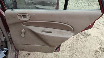 1997 Ford Escort Passenger Right Rear Door Trim Panel Manual Back Tan