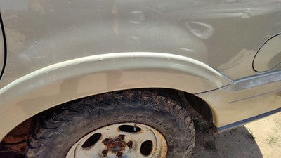 1998 99 Lincoln Navigator Driver Left Rear Wheel Flare Moulding Oem Back Gold Bi