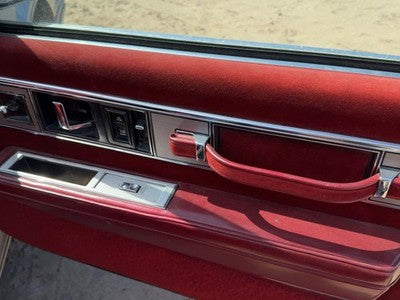 1986 Olds 88 Passenger Right Front Door Trim Panel With Switches Red