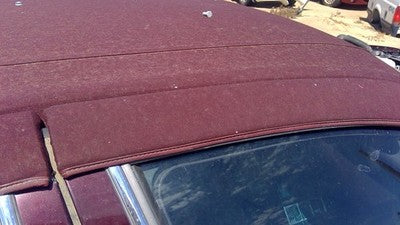 93 Cadillac Fleetwood Passenger Right Front Moulding From Door Trim Strip Maroon