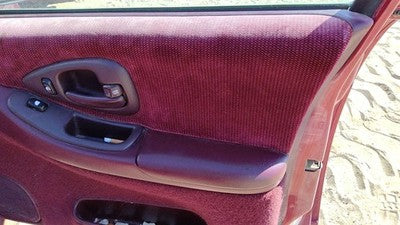 1995-1997 Chevy Lumina Passenger Right Front Door Trim Panel With Switches Red