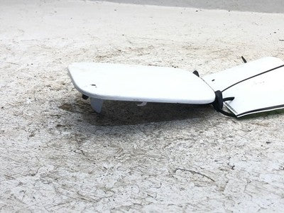 2005-2008 Suzuki Forenza Fuel Door Lid Gas Flap Oem White 6485085Z02