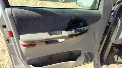 2000 Chevy Venture Driver Left Front Door Trim Panel With Master Switch Gray