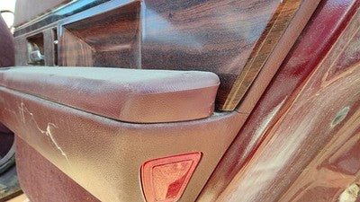 1998 Buick Lesabre Passenger Right Rear Door Trim Panel With Switches Back Red