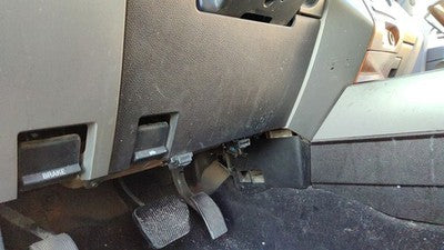 07-14 Expedition Lower Dash Under Column Knee Bolster Trim Panel 1W Black/Camel