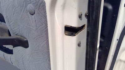92-14 Van E150 Passenger Right Rear Door Latch With Rods/Cables Assembly Back