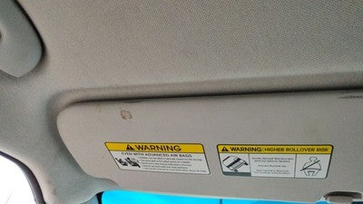 2014-2019 Kia Soul Driver Left Sun Visor Oem 85210B2240eq