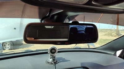 2015-2017 Chrysler 200 Inside Rear View Mirror Oem Windshield Mounted 68203589Ad
