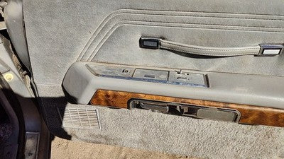 85 Grand Marquis Passenger Right Front Door Trim Panel With Switches Gray