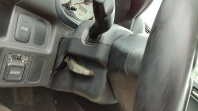 02-05 Civic Hatchback Si Steering Column Trim Surround Collar Plastic Black Bk