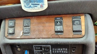 1980 Mercedes 300Td Set Of Switches On Dash Oem Rear Wiper Power Antenna