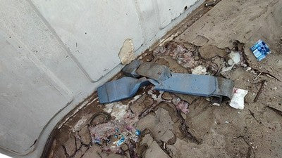 1984 Dodge Ram W250 Passenger Right Front Seat Belt Buckle Receiver Oem Blue