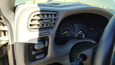 00-01 Olds Bravada Trim Bezel Around Speedometer Dash Surround Panel Pewter 922