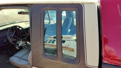1980-1991 Ford F150 Driver Left Rear Quarter Glass Back Side Window Oem