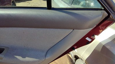 02-04 Camry Passenger Right Rear Door Trim Panel With Switches Back Taupe 43