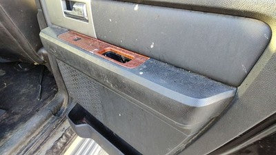 07-14 Expedition Passenger Right Rear Door Trim Panel With Switches Back 1W