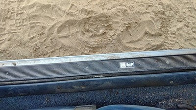 1989 Olds Cutlass Calais Driver Left Lower Kick Trim Panel Oem Blue 2 Door