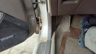 1993 Infinity G20 Driver Left Lower Kick Trim Panel Oem Brown
