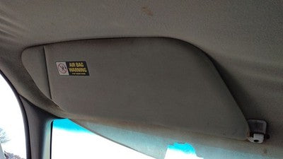 1999 F250 Super Duty Driver Left Sun Visor Oem Gray