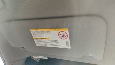 2005-2007 Cadillac Sts Driver Left Sun Visor Oem Gray 132 89023252