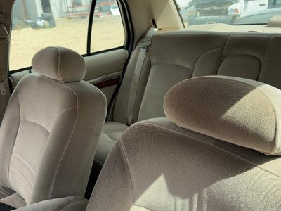 00-02 Grand Marquis Pair Of Front Headrests Oem Left Right Set Seat Tan Bh