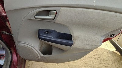 2010 Honda Insight Passenger Right Rear Door Trim Panel With Switches Back Tan
