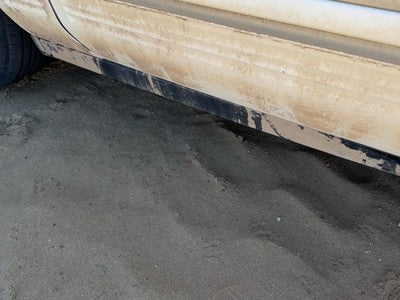 1994 Lincoln Town Car Driver Left Lower Rocker Panel Moulding Side Skirt Oem