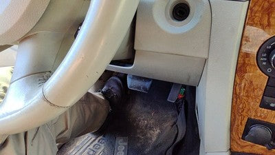 08-10 Grand Cherokee Lower Dash Under Column Knee Bolster Trim Panel Oem Gray D1