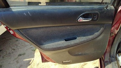 1994-1995 Honda Accord Driver Left Rear Door Trim Panel With Switches Back Gray