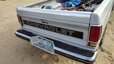 1982-1993 Chevy S10 Pickup Tail Gate Oem Gray 15659105