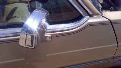85 Olds 88 Passenger Right Front Moulding From Door Oem Trim Strip Dented Chrome