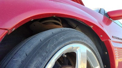 1993 Grand Prix Driver Left Front Wheel Flare Moulding Oem Fender Red