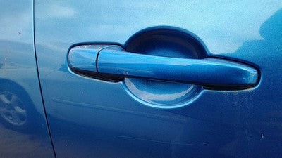 2004-2009 Mazda 3 Passenger Right Front Outside Door Handle Oem 27B Winning Blue