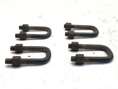 1961 Ford F100 Pickup Unibody Set Of Front Spring U-Bolts With Knuts Oem Leaf