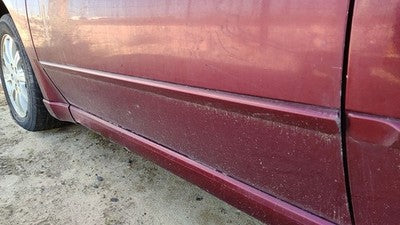04-06 Galant Driver Left Front Moulding From Door Trim Strip P06 Ultra Red Pearl