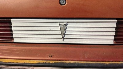 1985-1987 Pontiac Sunbird Center Tail Panel Rear Trim Oem 20619728