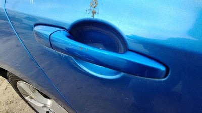 2004-2009 Mazda 3 Passenger Right Rear Outside Door Handle Back 27B Winning Blue