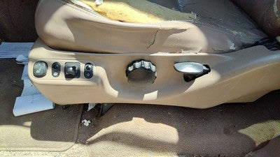 1998 Lincoln Navigator Driver Left Side Power Seat Switch With Trim Panel Tan Kx
