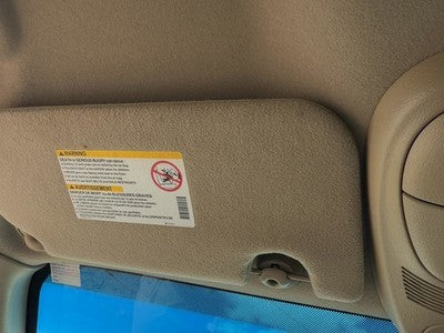 2004 Buick Rainier Driver Left Sun Visor Oem Tan 332 15194824