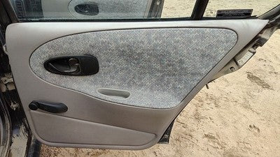 1996-1997 Saturn Sl1 Passenger Right Rear Door Trim Panel Manual Back Gray