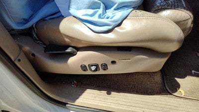 93 Ford Explorer Passenger Right Side Power Seat Switch With Trim Panel Oem Tan