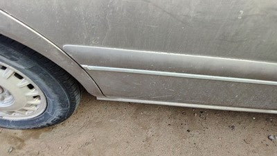97-02 Century Passenger Right Rear Moulding From Door Back Trim Strip Silver