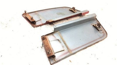 70-73 Nissan Datsun 240Z Driver Passenger Access Cover For Hood Engine Area Red