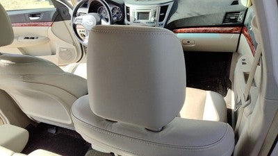 10-12 Subaru Legacy Outback Passenger Right Headrest Leather Seat Wil Warm Ivory