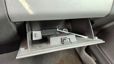 2004-2007 Ford F150 Glove Box Assembly Complete Door With Latch Oem Gray Me